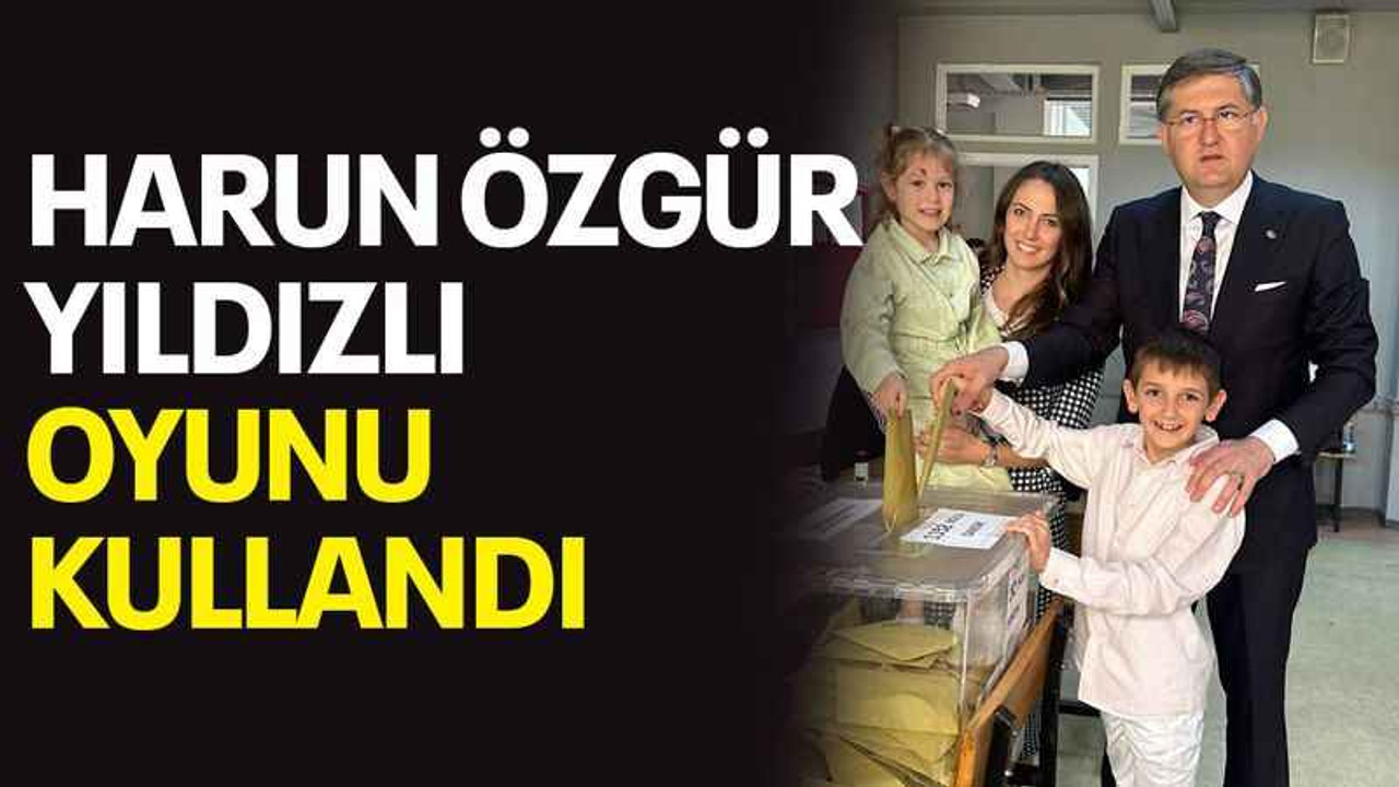Harun Özgür Yıldızlı oyunu kullandı